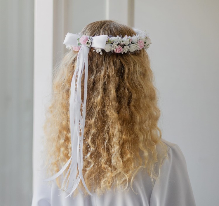 wianek komunijny dla dziewczynki sława całość