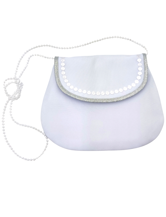 Torebka komunijna Klara srebrna