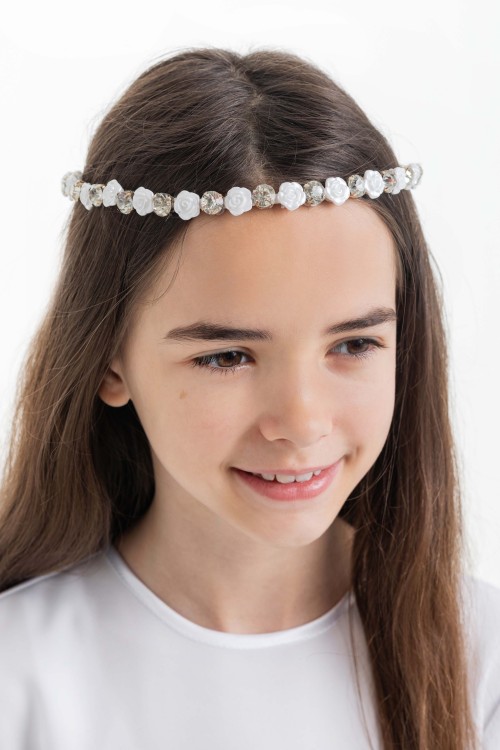 wianek komunijny dla dziewczynki radomiła przód