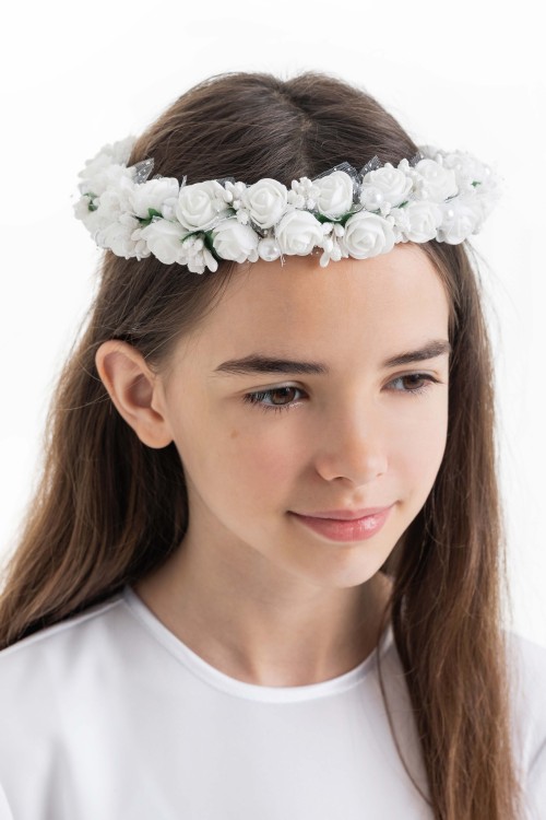 wianek komunijny dla dziewczynki wisława