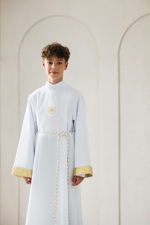 Alba komunijna dla chłopca Emil złoty