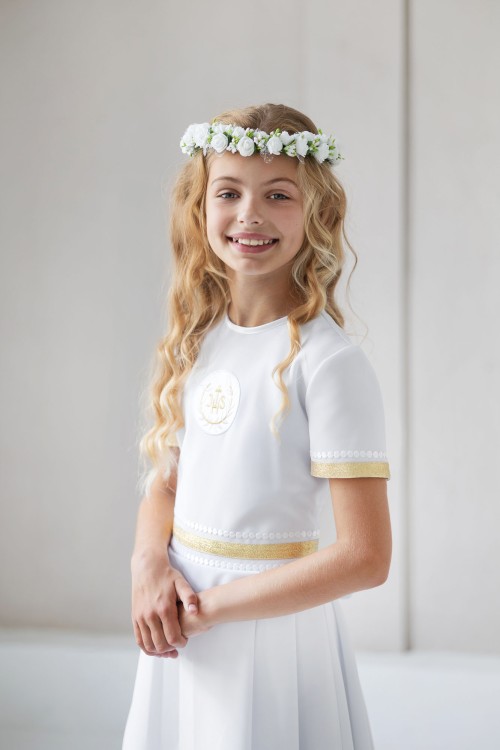 Sukienko-alba komunijna dla dziewczynki Klara 2