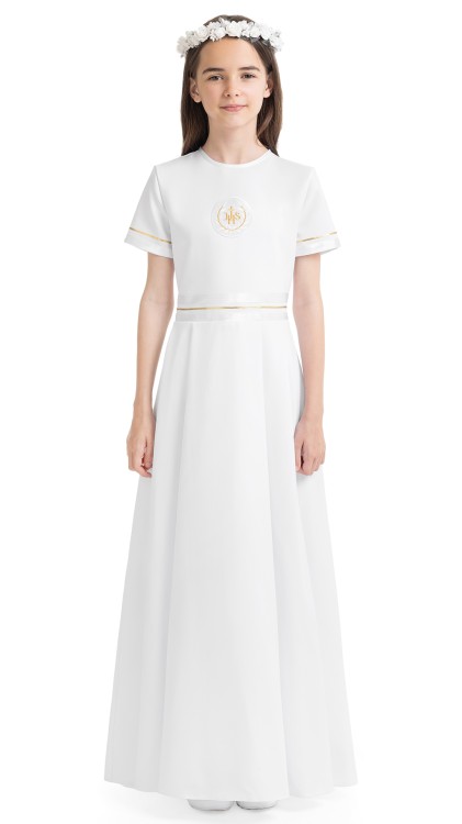 Sukienko-alba komunijna dla dziewczynki Gosia