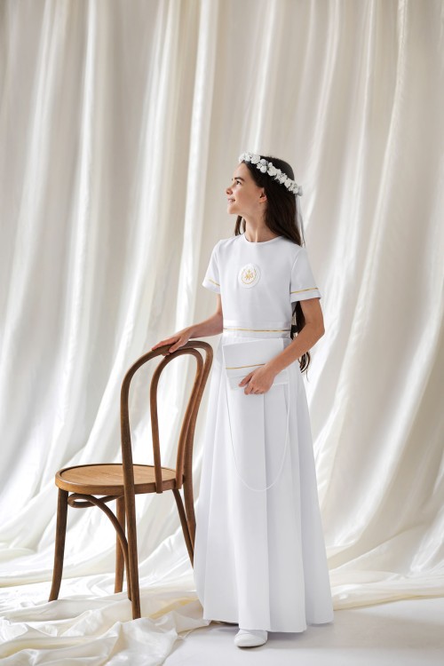 Sukienko-alba komunijna dla dziewczynki Gosia 3