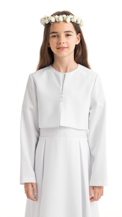 Bolerko komunijne dla dziewczynki Cynia