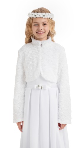 Bolerko komunijne dla dziewczynki Begonia