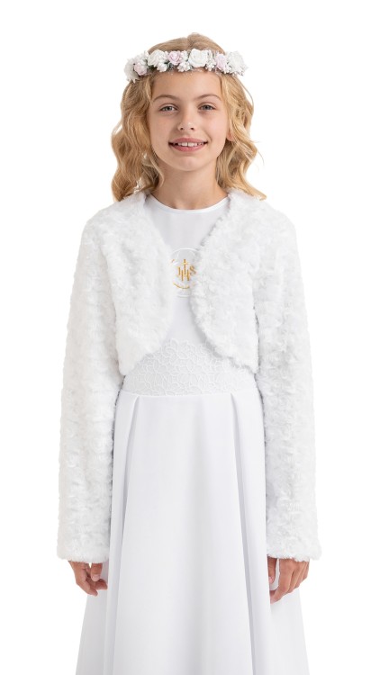 Bolerko komunijne dla dziewczynki Dalia