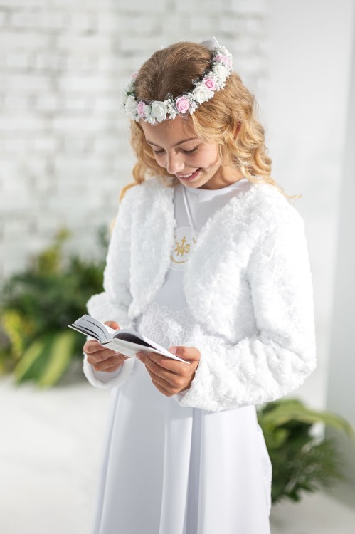 Bolerko komunijne dla dziewczynki Dalia 2