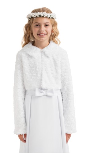 Bolerko komunijne dla dziewczynki Gerbera 2