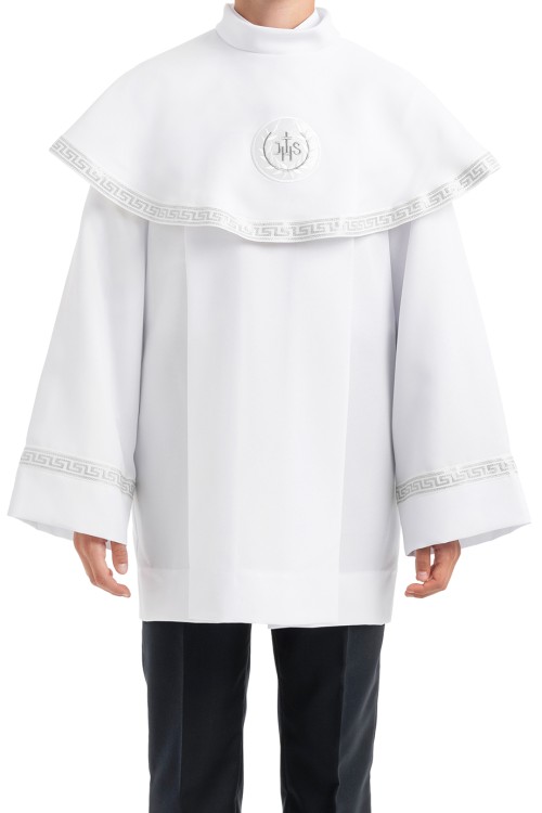 Alba komunijna o krótkim kroju dla chłopca Michał 4