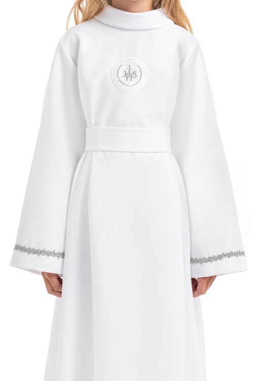 Alba komunijna Kamila srebrny