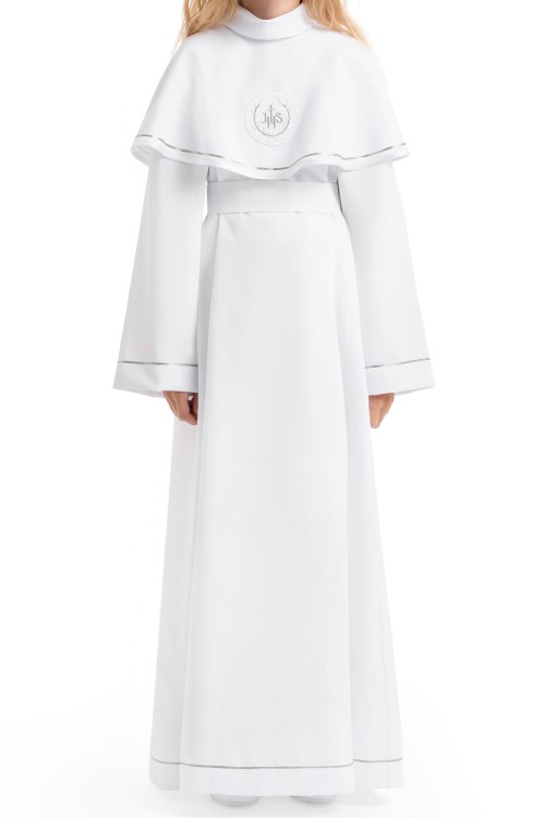 Alba komunijna Patrycja srebrna